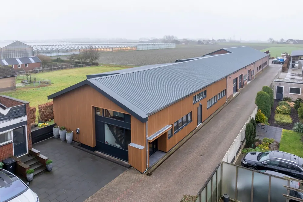 Gevelbekleding schuur